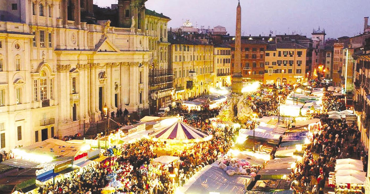La Befana a Piazza Navona e il Pupo d'Aracoeli, quanno Roma era tutta 'na  festa | Roma.Com