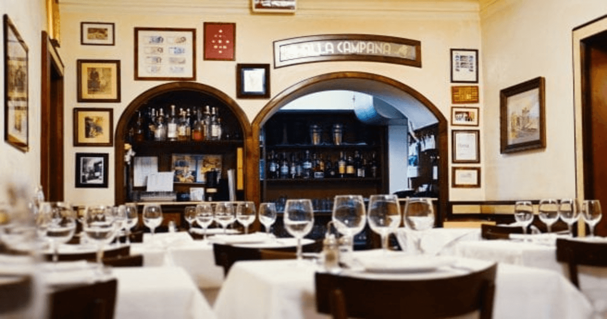 Il ristorante più antico di Roma è al centro storico