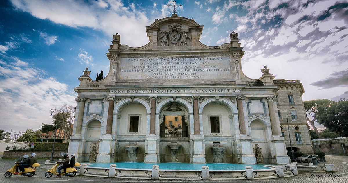 Il fontanone del Gianicolo, la storia di uno dei monumenti più amati di Roma