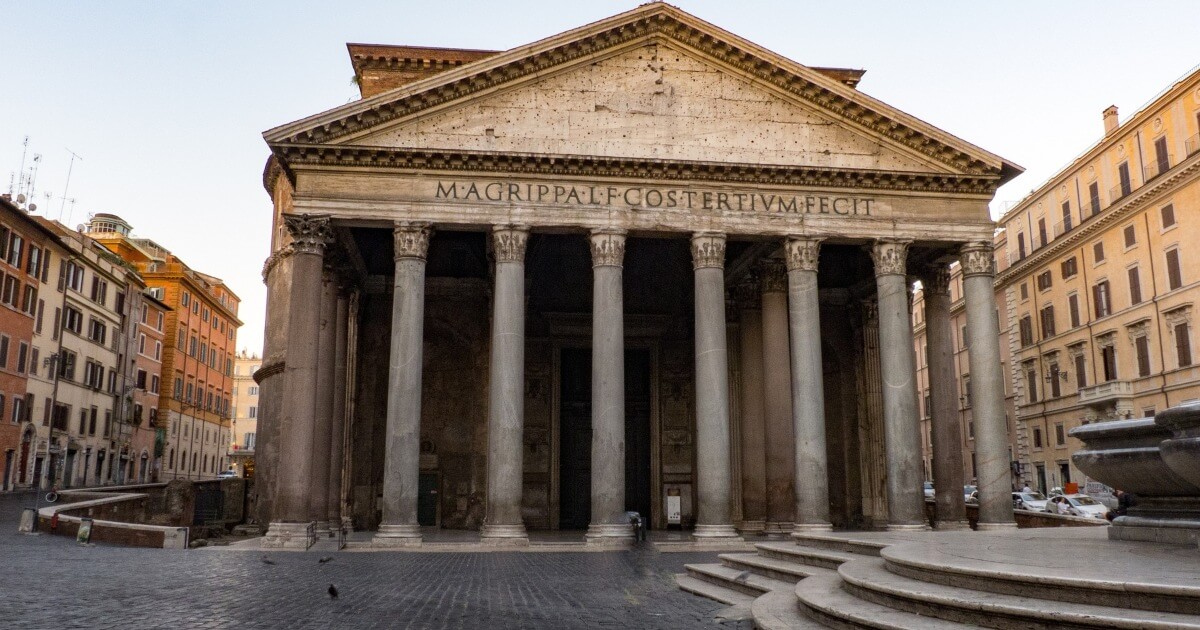 "Dimme er Pantheon.. no a rotonna", l'espressione che chiede chiarezza