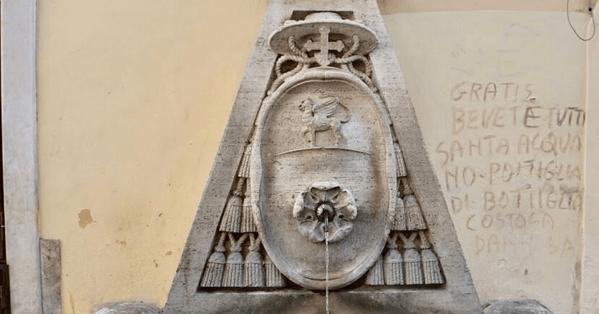 La fontana della Cancelleria, un tesoro di Roma semplice ma suggestivo