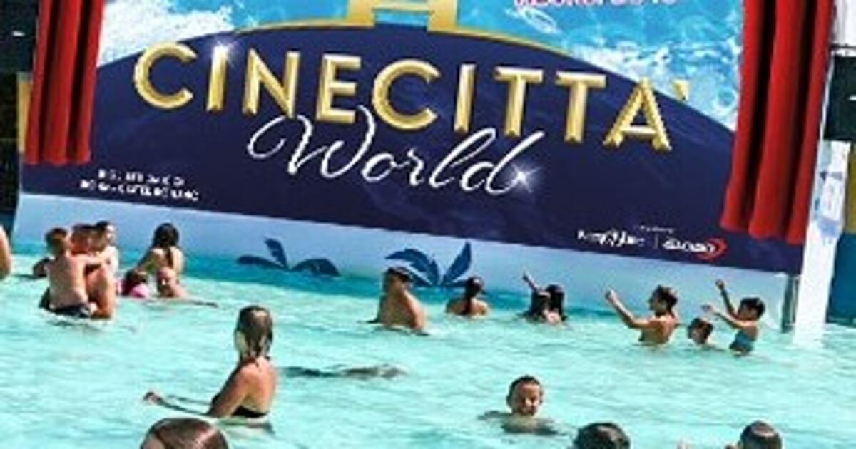 A Cinecittà World i film sono visibili in piscina, la nuova attrazione del parco acquatico