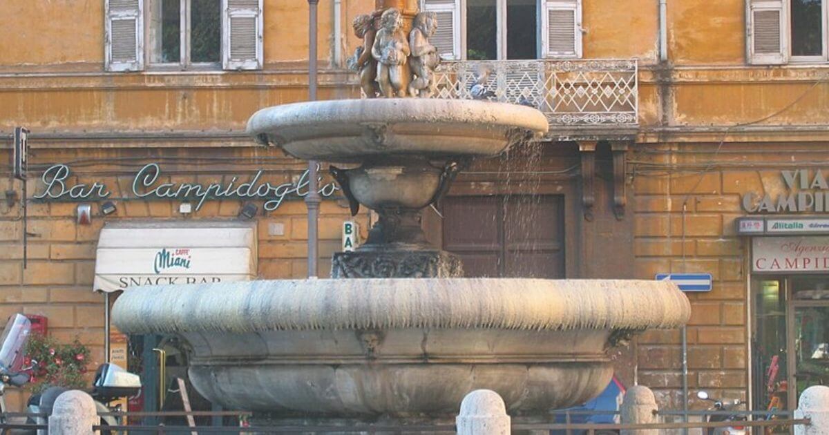 La fontana Ara Coeli, un inosservato tesoro di Roma
