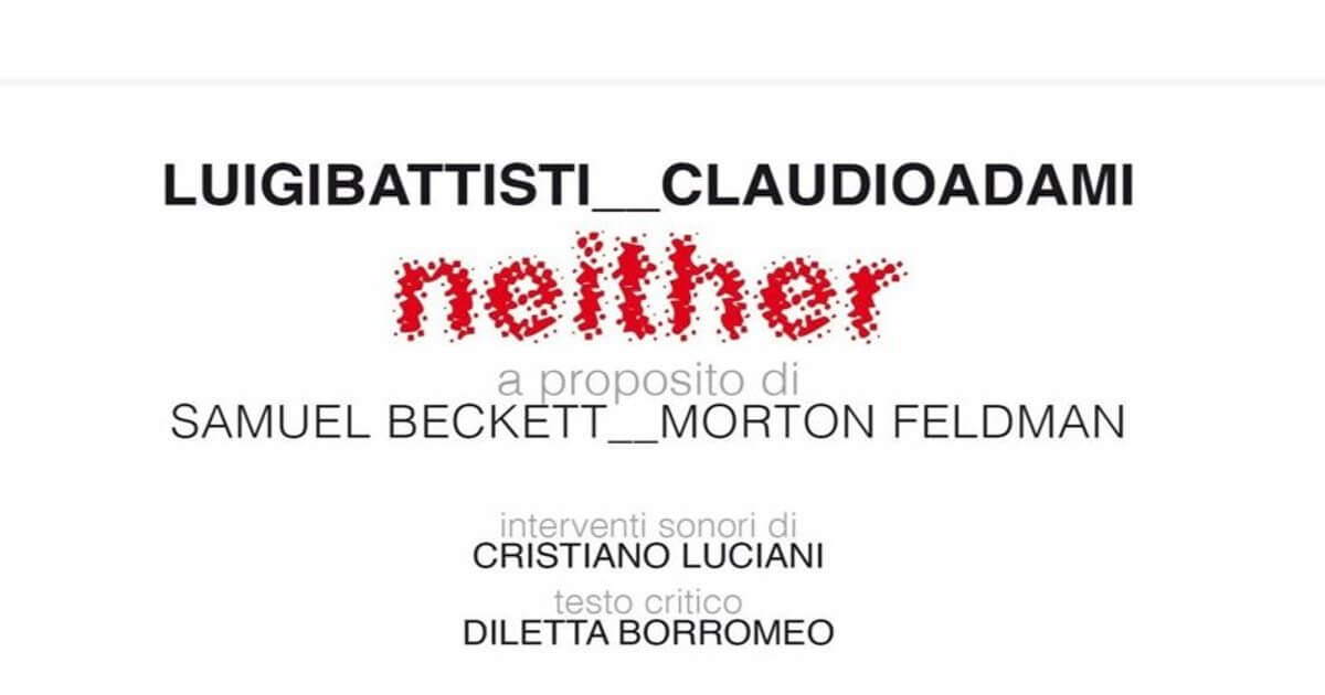 Luigi Battisti e Claudio Adami sulle orme di Beckett all'HyunnArt Studio