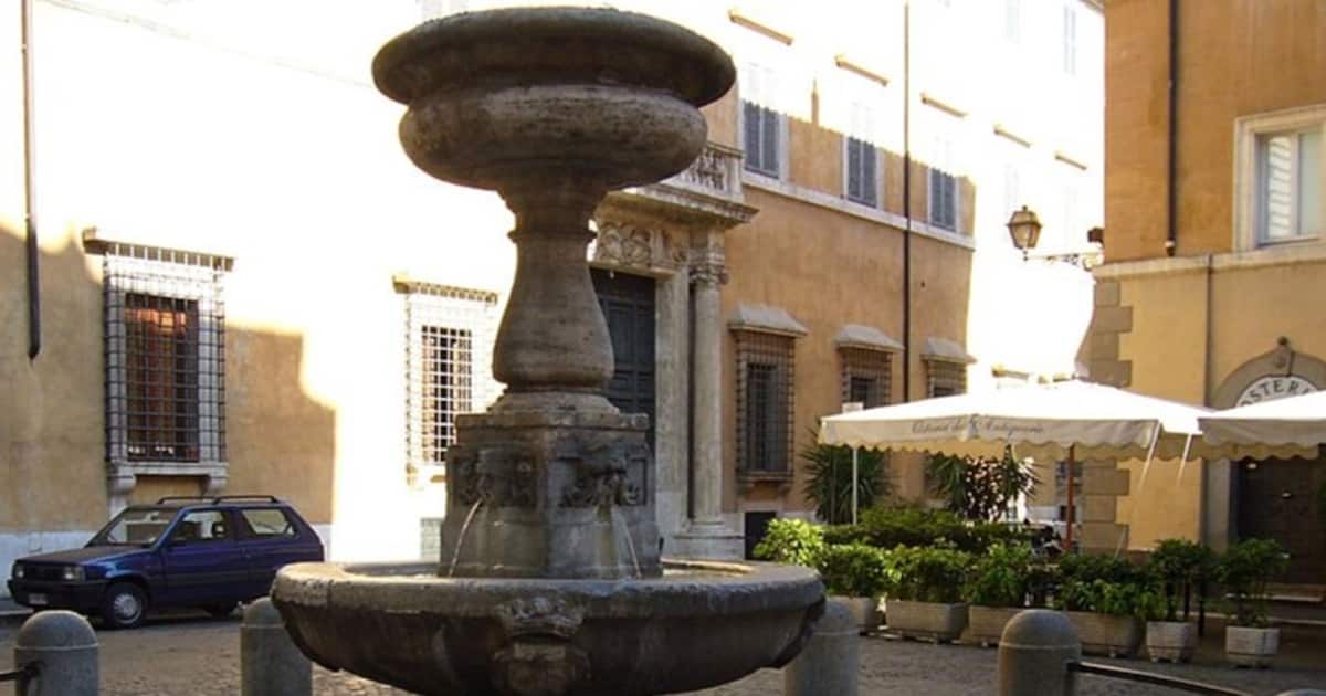 La fontana della piazzetta di San Simeone a Roma e la sua storia